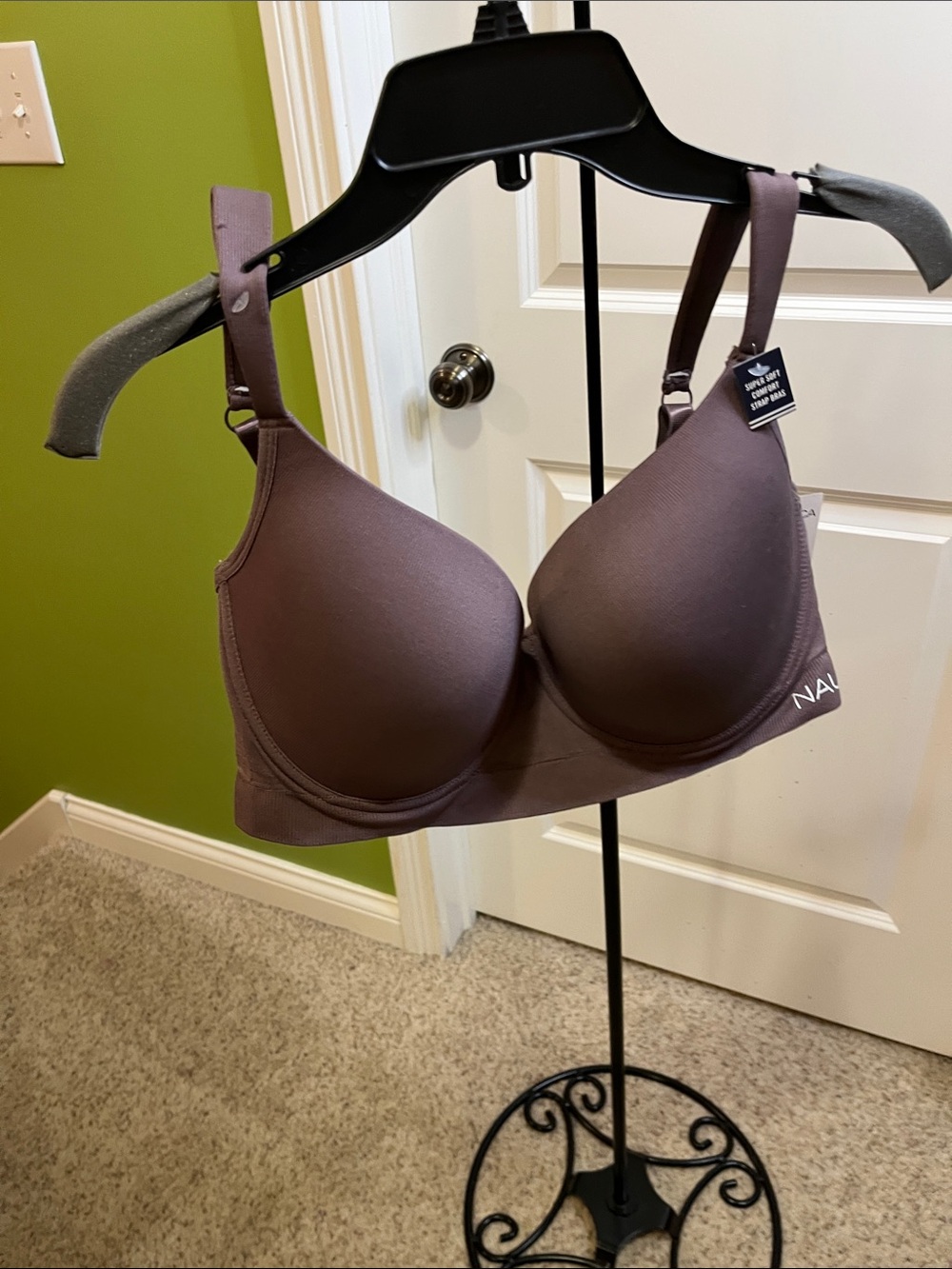 NWT Nautica Dusty Purple Seamless Underwire Bra 40D